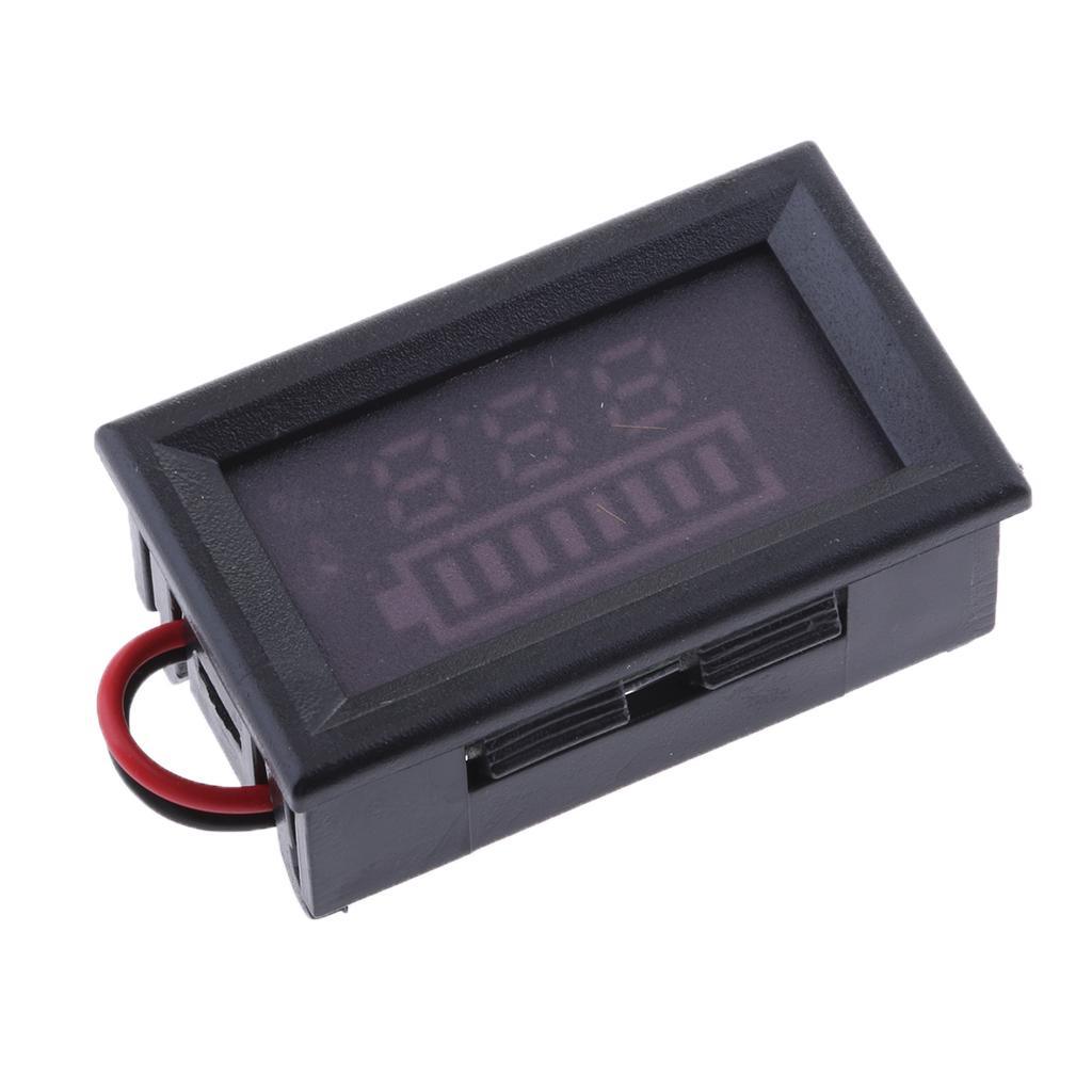 Maxbell LCD Voltage Indicator Digital Voltmeter Lead Acid Battery Capacity 60V - Aladdin Shoppers