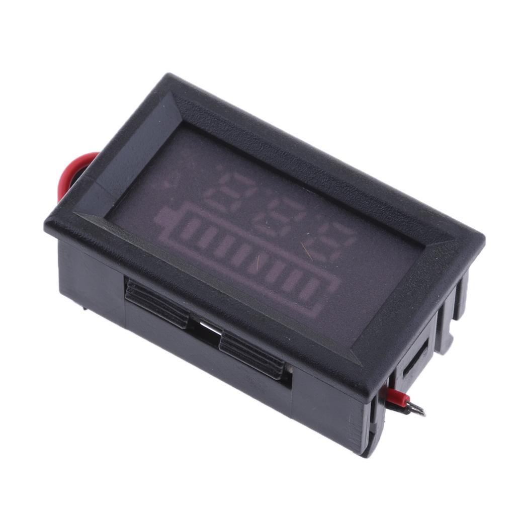 Maxbell LCD Voltage Indicator Digital Voltmeter Lead Acid Battery Capacity 60V - Aladdin Shoppers