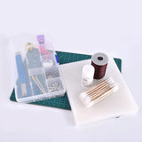 Maxbell Leather Craft Punch Tools Kit Stitching Carving Working Sewing Saddle Groover Leather Rivets Snap Buttons A5 Cutter Mat Rubber hammer Steel Ruler Tool Set - Aladdin Shoppers