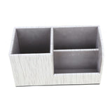 Maxbell Leather Pen Holder Pen Container Tabletop Storage Box Beige - Aladdin Shoppers