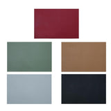 Maxbell Leather Placemat Table Mat for Kitchen Dining Room Heat-Resistant Blue - Aladdin Shoppers