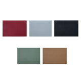 Maxbell Leather Placemat Table Mat for Kitchen Dining Room Heat-Resistant Blue - Aladdin Shoppers