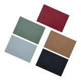 Maxbell Leather Placemat Table Mat for Kitchen Dining Room Heat-Resistant Blue - Aladdin Shoppers