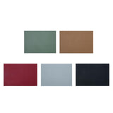 Maxbell Leather Placemat Table Mat for Kitchen Dining Room Heat-Resistant Blue - Aladdin Shoppers