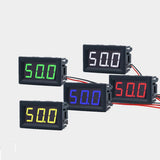 Maxbell LED Digital Volt Tester DC0-100V Voltmeter Monitor Panel Meter 0.56'' blue - Aladdin Shoppers