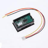 Maxbell LED Digital Volt Tester DC0-100V Voltmeter Monitor Panel Meter 0.56'' blue - Aladdin Shoppers