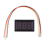 Maxbell LED Digital Volt Tester DC0-100V Voltmeter Monitor Panel Meter 0.56'' blue - Aladdin Shoppers