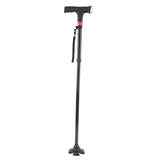 Maxbell LED Folding Walking Cane Lightweight Adjustable Stick for The Elderly Blue - Aladdin Shoppers