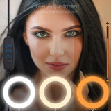 Maxbell LED Ring Fill Light with USB Plug Dimmable Lighting Kit for Makeup - Aladdin Shoppers