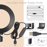 Maxbell LED Ring Fill Light with USB Plug Dimmable Lighting Kit for Makeup - Aladdin Shoppers