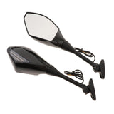 Maxbell LED Turn Signals Rearview Mirror Rear View Side Mirror for Honda HTM 173 - Aladdin Shoppers