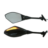 Maxbell LED Turn Signals Rearview Mirror Rear View Side Mirror for Honda HTM 173 - Aladdin Shoppers