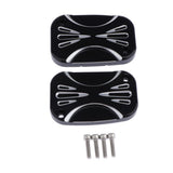 Maxbell Left  Right Brake Reservoir Master Cylinder Cover For Harley 2008-2017