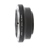 Maxbell Lens Mount Adapter - Canon FD Lens to Micro Four Thirds (MFT, M4/3) Mount Mirrorless Camera Body, Black - Aladdin Shoppers