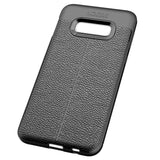 Maxbell Lichee Leather Cellphone Anti-drop Case for Samsung Galaxy S10 E Black - Aladdin Shoppers