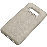 Maxbell Lichee Leather Cellphone Anti-drop Case for Samsung Galaxy S10 E Gray - Aladdin Shoppers
