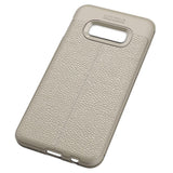 Maxbell Lichee Leather Cellphone Anti-drop Case for Samsung Galaxy S10 E Gray - Aladdin Shoppers