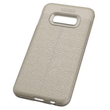 Maxbell Lichee Leather Cellphone Anti-drop Case for Samsung Galaxy S10 E Gray - Aladdin Shoppers