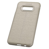 Maxbell Lichee Leather Cellphone Anti-drop Case for Samsung Galaxy S10 E Gray - Aladdin Shoppers
