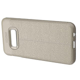 Maxbell Lichee Leather Cellphone Anti-drop Case for Samsung Galaxy S10 E Gray - Aladdin Shoppers