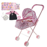 Maxbell Lifelike Baby Doll Tollder Stroller Set Simulation Furniture Toy Playset #2 - Aladdin Shoppers