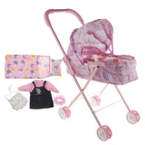 Maxbell Lifelike Baby Doll Tollder Stroller Set Simulation Furniture Toy Playset #2 - Aladdin Shoppers