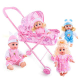 Maxbell Lifelike Baby Doll Tollder Stroller Set Simulation Furniture Toy Playset #2 - Aladdin Shoppers