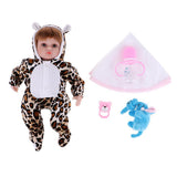 Maxbell Lifelike Soft Silicone Reborn Doll Newborn Baby Doll Rompers Outfit Accs - Aladdin Shoppers