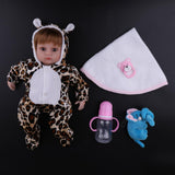 Maxbell Lifelike Soft Silicone Reborn Doll Newborn Baby Doll Rompers Outfit Accs - Aladdin Shoppers