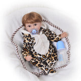 Maxbell Lifelike Soft Silicone Reborn Doll Newborn Baby Doll Rompers Outfit Accs - Aladdin Shoppers