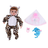 Maxbell Lifelike Soft Silicone Reborn Doll Newborn Baby Doll Rompers Outfit Accs - Aladdin Shoppers