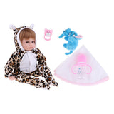 Maxbell Lifelike Soft Silicone Reborn Doll Newborn Baby Doll Rompers Outfit Accs - Aladdin Shoppers