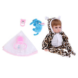 Maxbell Lifelike Soft Silicone Reborn Doll Newborn Baby Doll Rompers Outfit Accs - Aladdin Shoppers
