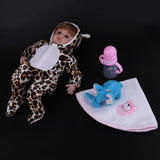 Maxbell Lifelike Soft Silicone Reborn Doll Newborn Baby Doll Rompers Outfit Accs - Aladdin Shoppers