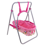 Maxbell Lifelike Toddler Baby Cradle Swing for Simulation Doll Furniture Toy #1 - Aladdin Shoppers