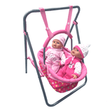 Maxbell Lifelike Toddler Baby Cradle Swing for Simulation Doll Furniture Toy #1 - Aladdin Shoppers