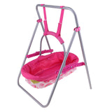 Maxbell Lifelike Toddler Baby Cradle Swing for Simulation Doll Furniture Toy #2 - Aladdin Shoppers