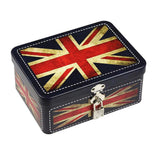 Maxbell Locked tinplate Metal Collection Iron Storage Box British Flag - Aladdin Shoppers