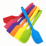 Maxbell Long Handle Silicone Spatula Heat-Resistant Cake Decorating Scraper Red - Aladdin Shoppers