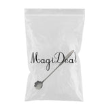 Maxbell Long Handle Stainless Steel Coffee Dessert Spoon Ladle Black Cosmos - Aladdin Shoppers