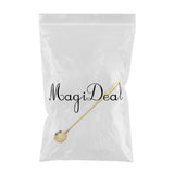 Maxbell Long Handle Stainless Steel Coffee Dessert Spoon Ladle Gold Cosmos - Aladdin Shoppers