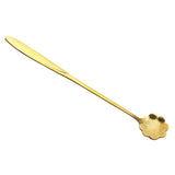 Maxbell Long Handle Stainless Steel Coffee Dessert Spoon Ladle Gold Cosmos - Aladdin Shoppers