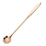 Maxbell Long Handle Stainless Steel Coffee Dessert Spoon Ladle Rose Gold Cosmos - Aladdin Shoppers