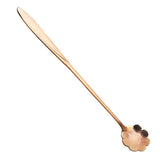 Maxbell Long Handle Stainless Steel Coffee Dessert Spoon Ladle Rose Gold Cosmos - Aladdin Shoppers