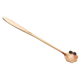 Maxbell Long Handle Stainless Steel Coffee Dessert Spoon Ladle Rose Gold Cosmos - Aladdin Shoppers
