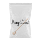 Maxbell Long Handle Stainless Steel Coffee Dessert Spoon Ladle Rose Gold Heart - Aladdin Shoppers