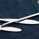 Maxbell Long Handle Stainless Steel Coffee Dessert Spoon Ladle Silver Sakura - Aladdin Shoppers