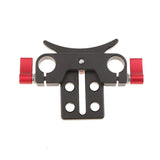 Maxbell Long Lens Support Height Adjustable 15mm Rod Clamp Rail System Follow Rig Red - Aladdin Shoppers