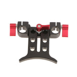 Maxbell Long Lens Support Height Adjustable 15mm Rod Clamp Rail System Follow Rig Red - Aladdin Shoppers