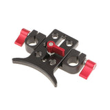 Maxbell Long Lens Support Height Adjustable 15mm Rod Clamp Rail System Follow Rig Red - Aladdin Shoppers